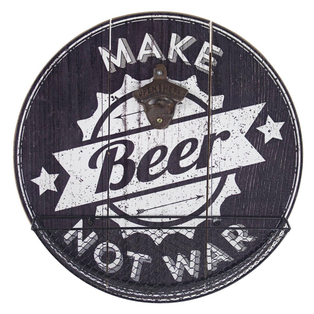 Make Beer Not War Cap Catcher