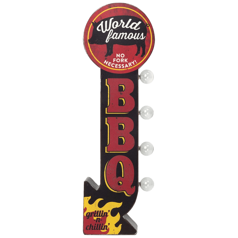 BBQ LED OTW Skilt