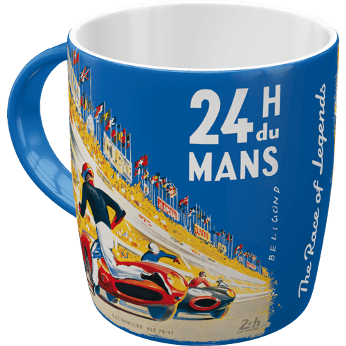 24h Le Mans - Racing Poster Blue